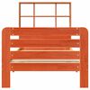 vidaXL Bedframe zonder matras massief grenenhout wasbruin 75x190 cm
