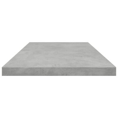 vidaXL Wandschappen 4 st 80x20x1,5 cm spaanplaat betongrijs