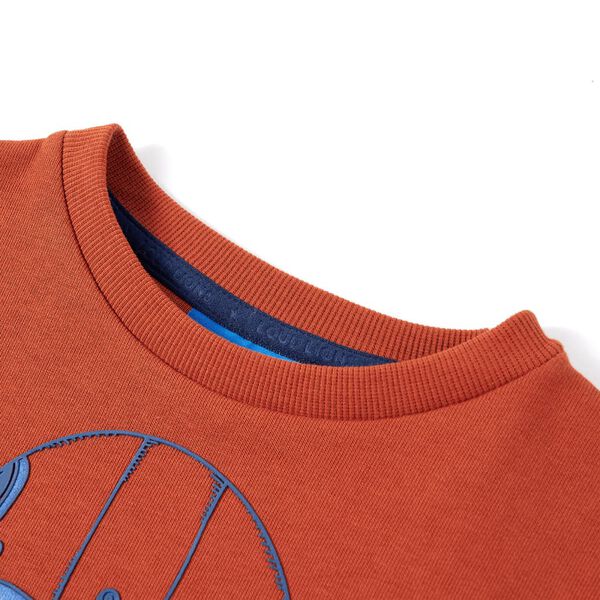 Kindertrui 140 lichtroestkleurig