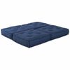 vidaXL Modulair bank 2 pcs Indigo 140 x 70 x 36 cm Stof