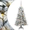 vidaXL Kunstmatige Inklapbare Kerstboom Wit 120 cm PE en PVC