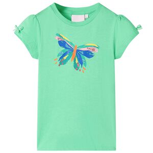 Kindershirt 104 lichtgroen