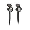 Luxform Solar LED-spotlights Lazise zwart 2 st 44239