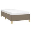 vidaXL Bedframe zonder matras 90x190 cm stof taupe
