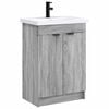 vidaXL Badkamermeubelset Grijs Sonoma 78,5 x 37,5 x 81 cm Bewerkt hout