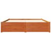 vidaXL Bedframe met lade Wasbruin 160 x 200 cm Massief Vurenhout