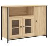 vidaXL Dressoir 100x35x75 cm bewerkt hout sonoma eikenkleurig