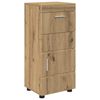 vidaXL Badkamerkastenset TULUM Artisan Eiken 37 x 31,5 x 82 cm