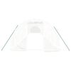 vidaXL Tuinkas met stalen frame 54 m² 18x3x2 m wit