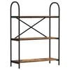 vidaXL Boekenkast 3-laags 80 x 30 x 109 cm Bewerkt hout Gerookt eiken