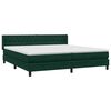 vidaXL Boxspring met matras fluweel donkergroen 180x210 cm
