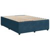 vidaXL Bedframe fluweel blauw 140x190 cm