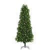 vidaXL Kerstboom met 300 LED met standaard Groen 240 cm PE