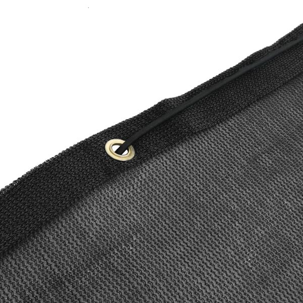 vidaXL Aanhangwagennet 1,5x2,7 m HDPE zwart