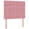 vidaXL Opslag bed met matras met matras Roze 120 x 200 cm Fluweel