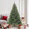 vidaXL Kunstkerstboom met 300 LED met standaard Groen 180 cm PE en PVC