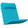 vidaXL Stoelkussens Effen 2 pcs Turquoise 58 x 77 x 4,5 cm Oxford Stof
