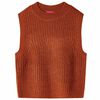 Kinderspencer gebreid 116 cognackleurig