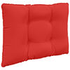 vidaXL Buiten bankkussen 2 pcs Rood Polyester