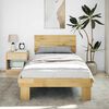 vidaXL Bedframe hoofdeinde zonder matras 80x200 cm massief hout eiken
