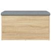 vidaXL Opbergbank Sonoma eiken 82x42x45 cm bewerkt hout