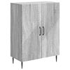 vidaXL Dressoir Grijs sonoma 66 x 34,5 x 89,5 cm Bewerkt hout