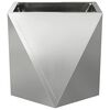 vidaXL Plantenbak Zilver 30 x 30 x 30 cm Gegalvaniseerd staal