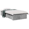 vidaXL Bedframe met lade met opslag Betongrijs Bewerkt hout