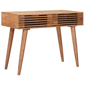 vidaXL Handgemaakt Bureau Teakbruin 100 x 48 x 76 cm