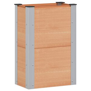 vidaXL Verhoogde plantenbak Bruin 50 x 30 x 72 cm