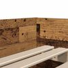 vidaXL Bedframe met lade Oud Hout 90 x 200 cm Massief grenenhout
