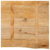 vidaXL Tafelblad met natuurlijke rand 80x80x3,8 cm massief mangohout
