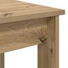 vidaXL Koffietafel Set 2 pcs Artisan Eiken Bewerkt hout