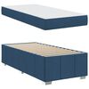 vidaXL Bedframe met matras Blauw 120 x 190 cm Stof