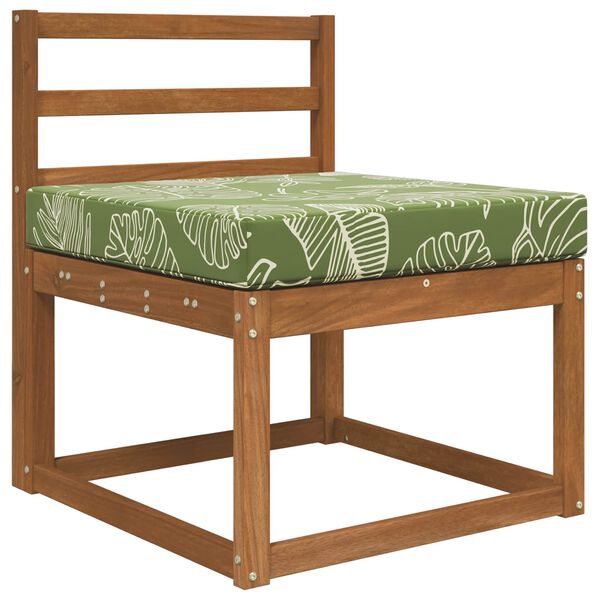 vidaXL Buiten bankkussen Bladontwerp 60 x 60 x 8 cm Polyester