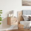 vidaXL Wandkast 31,5x30x30 cm massief grenenhout