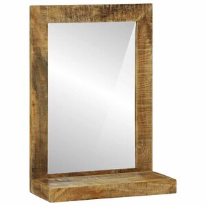 vidaXL Badkamer Spiegel Bruin 50 x 22 x 70 cm Massief Mango Hout