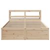 vidaXL Bedframe met hoofdbord massief grenenhout 160x200 cm