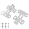 vidaXL Deurslot 2 pcs Zilver 70 x 8 mm Staal