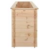 vidaXL Plantenbak verhoogd 200x50x80 cm 19 mm grenenhout
