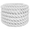 vidaXL Katoenen Touw 50 mm 5 m Wit 100% Katoen