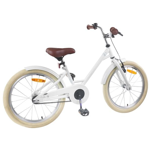 vidaXL Kinderfiets 20 Inch voor 6-11 jaar oud Wit