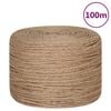 vidaXL Touw 100 m lang 4 mm dik jute