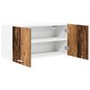vidaXL Hangkast met opslag Oudhout 80 x 31 x 40 cm Bewerkt hout