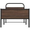 vidaXL Bedframe zonder matras bewerkt hout bruin eikenkleur 90x200 cm