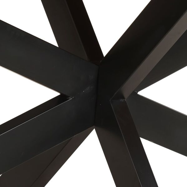 vidaXL Eettafel 240x100x75 cm massief gerecycled hout