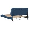 vidaXL Bedframe zonder matras "Hvar" stof blauw 140x190 cm