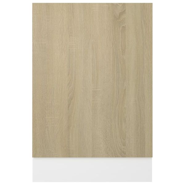 vidaXL Vaatwasserpaneel 45x3x67 cm bewerkt hout sonoma eikenkleurig