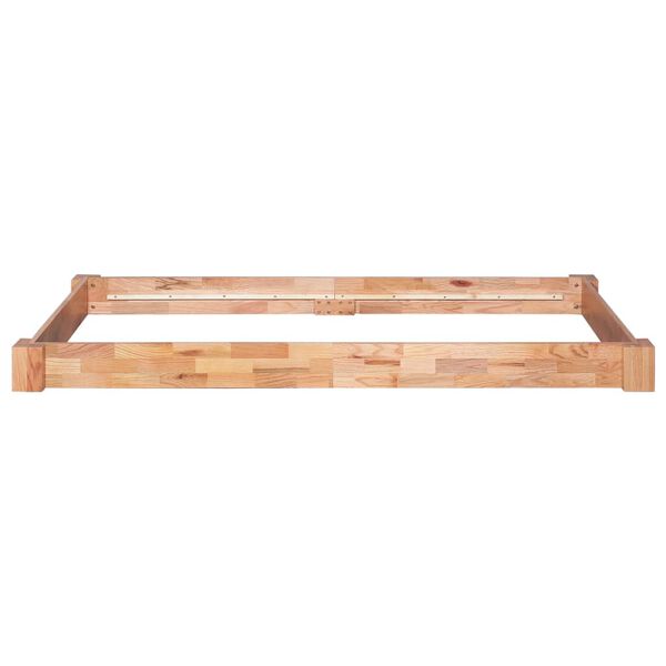 vidaXL Bedframe massief eikenhout 90x200 cm