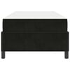 vidaXL Bedframe met matras Zwart 80 x 200 cm Stof
